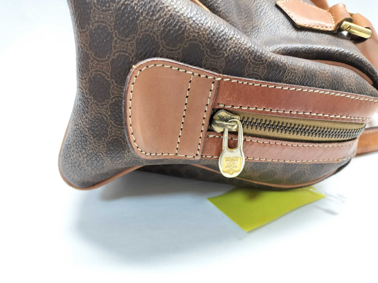 CELINE Macadam Mini Boston Bag with Broken Handle