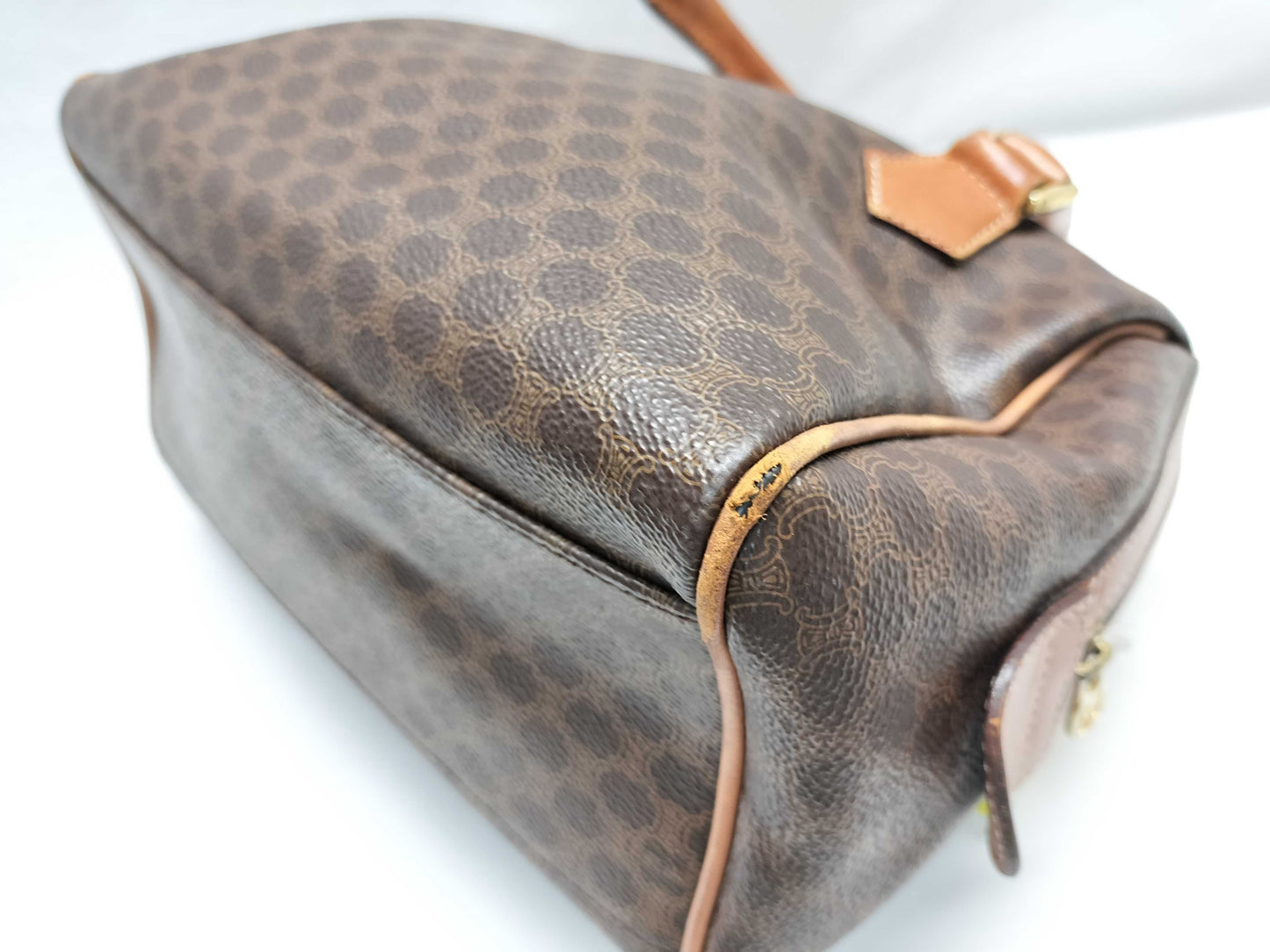 CELINE Macadam Mini Boston Bag with Broken Handle