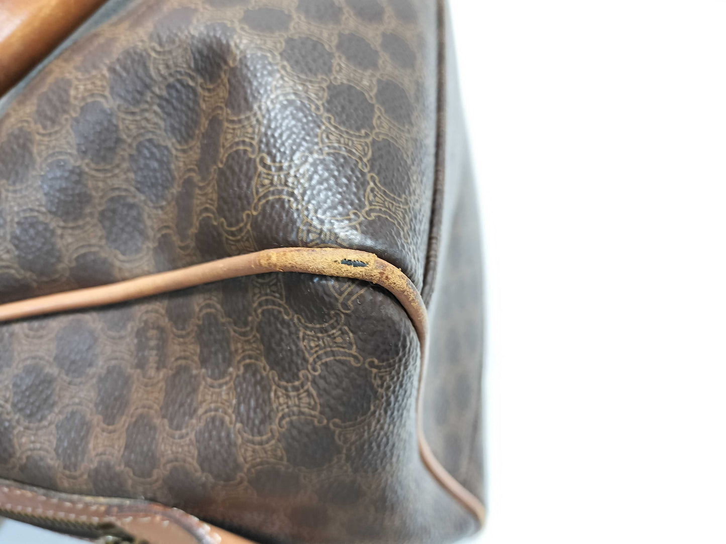 CELINE Macadam Mini Boston Bag with Broken Handle