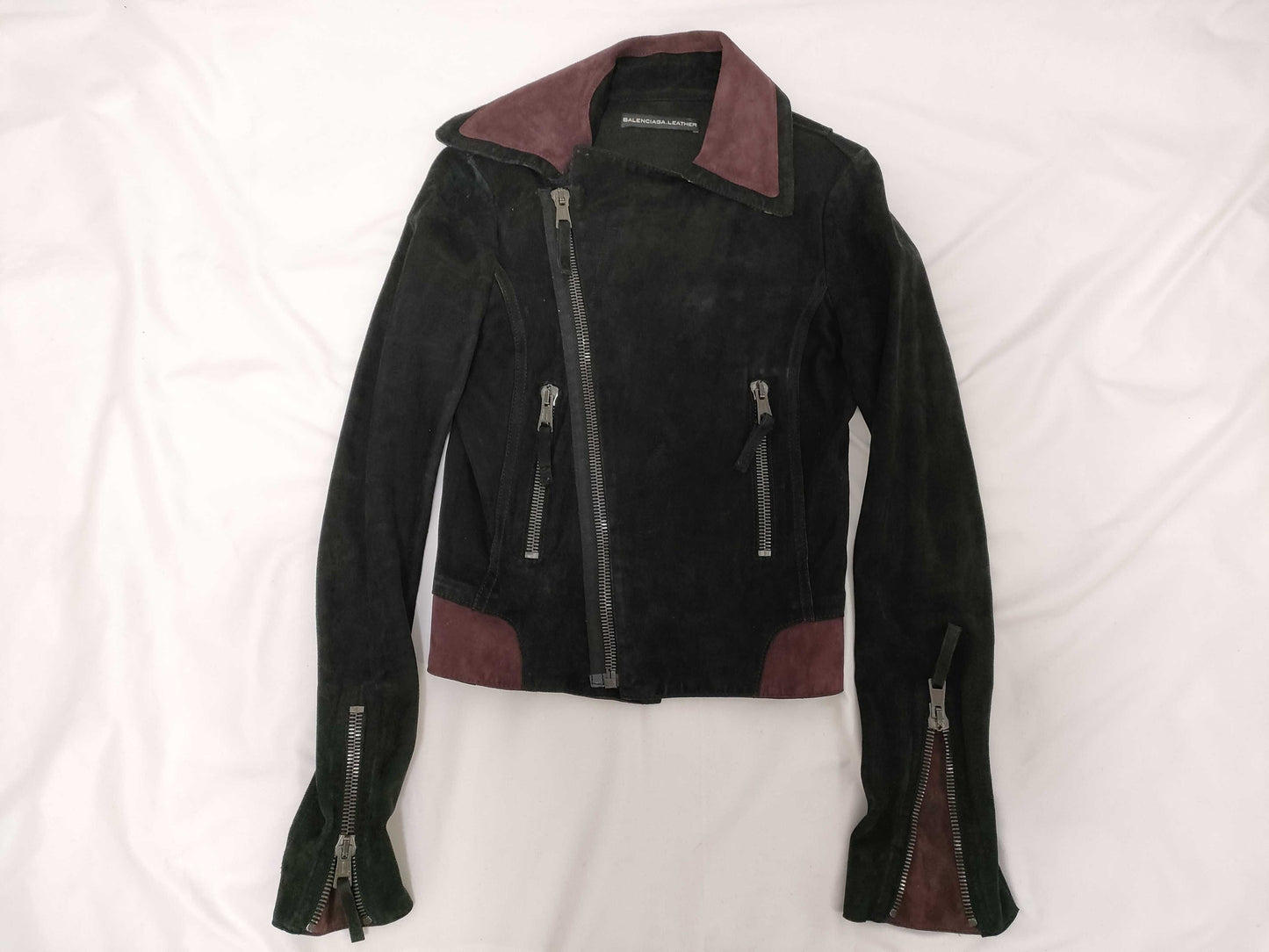 BALENCIAGA Suede Rider's Jacket