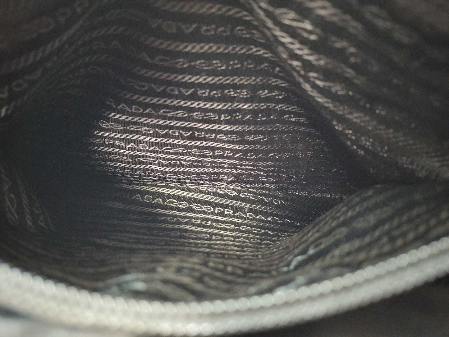 PRADA nylon hand tote bag