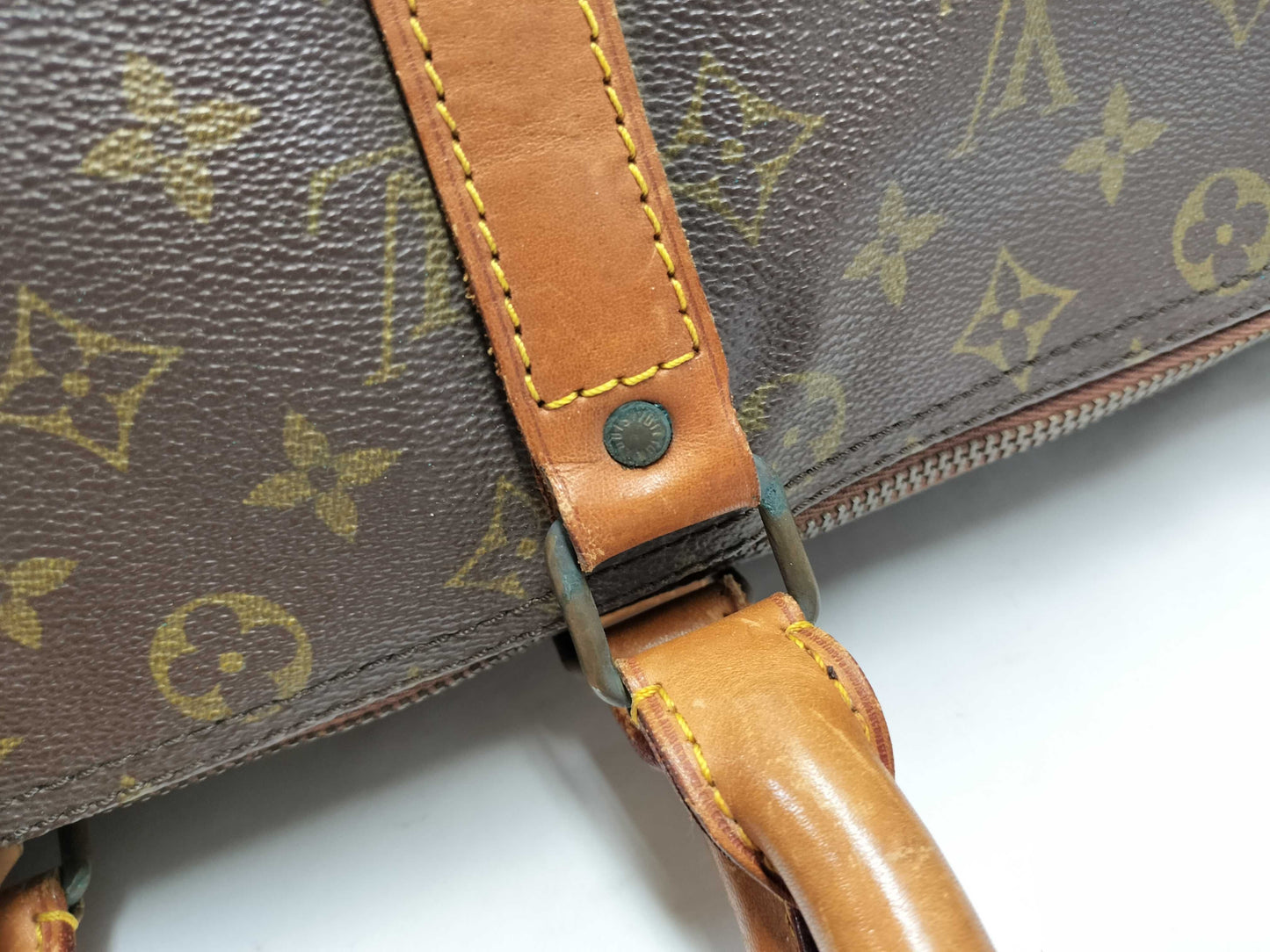 LOUIS VUITTON Unidentified Monogram M41428 Keepall 45 Boston Bag