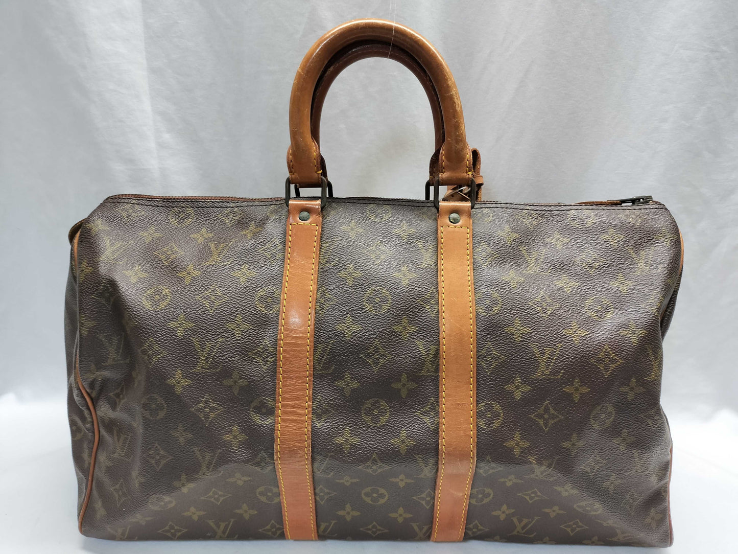 LOUIS VUITTON Unidentified Monogram M41428 Keepall 45 Boston Bag
