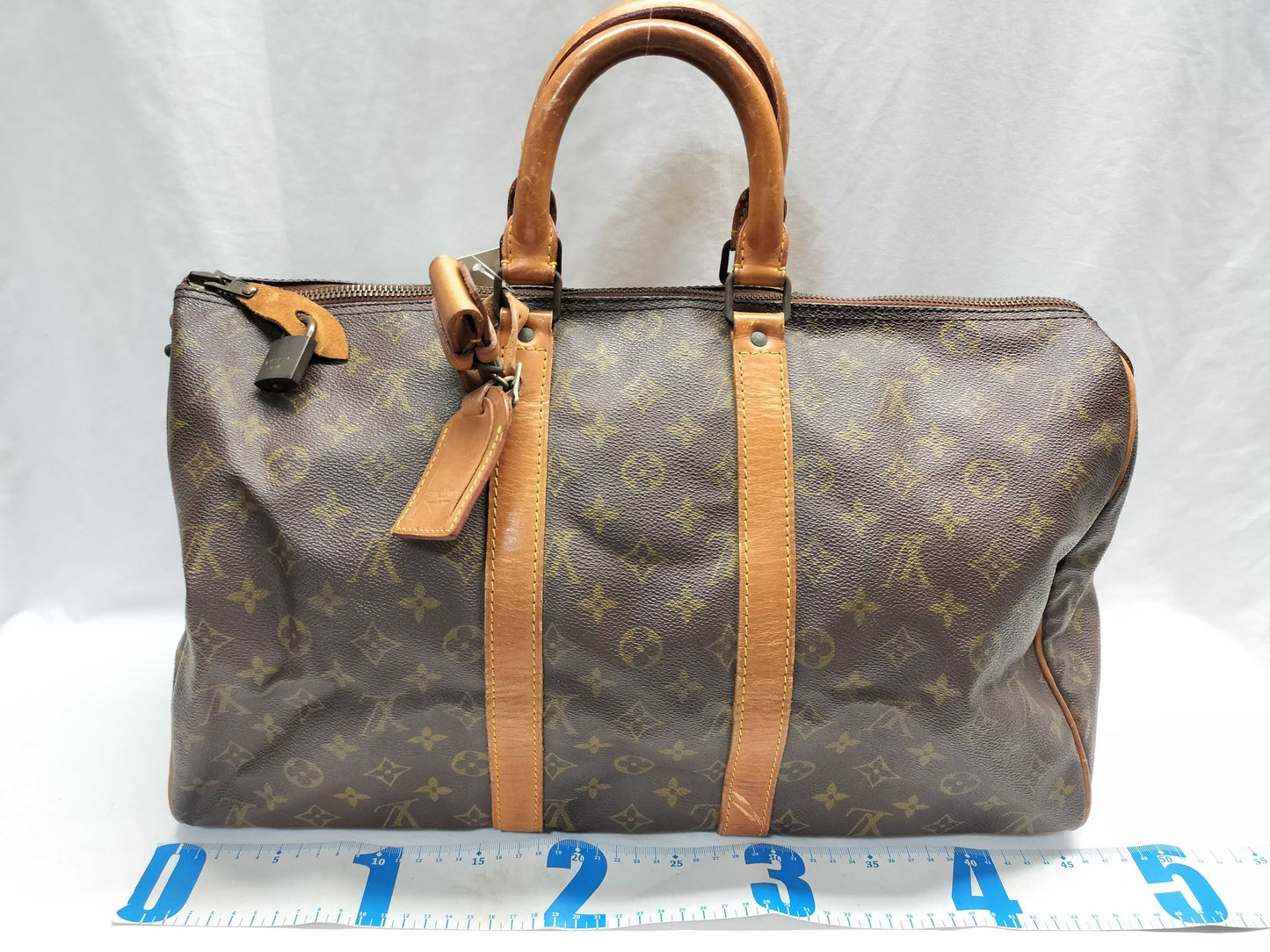LOUIS VUITTON Unidentified Monogram M41428 Keepall 45 Boston Bag