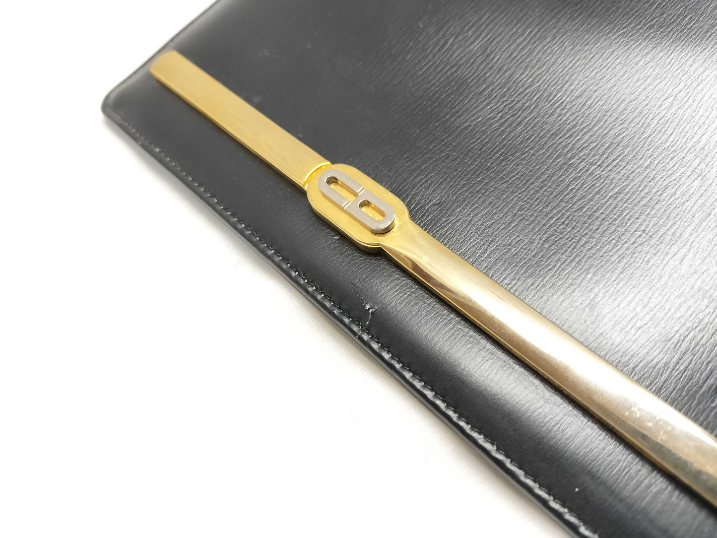 Dior Leather Shoulder Push Lock Shoulder Bag