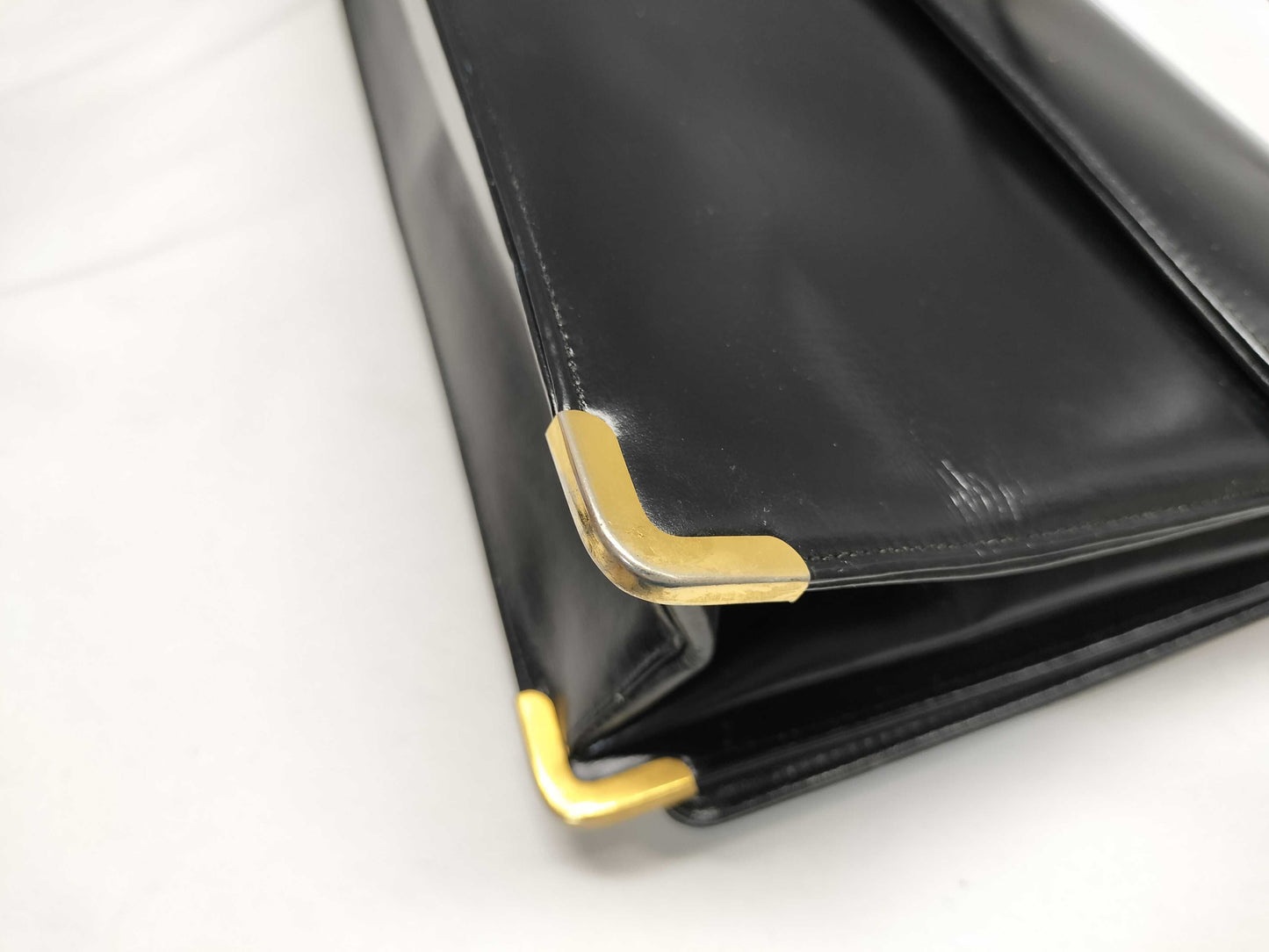 Dior Leather Shoulder Push Lock Shoulder Bag