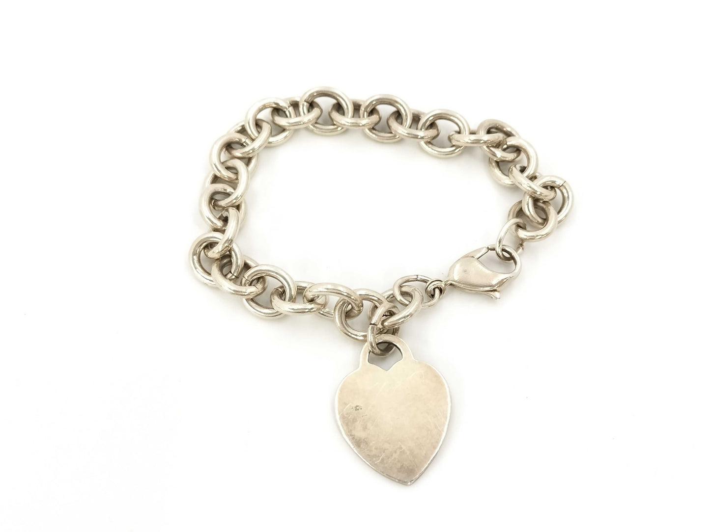 Tiffany & Co. Bracelet Heart Plate SV925 36.4g Bracelet/Bangle
