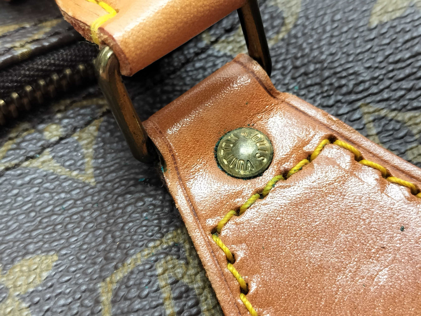LOUIS VUITTON VI873 Monogram M41524 Monogram Speedy 35 Boston Bag