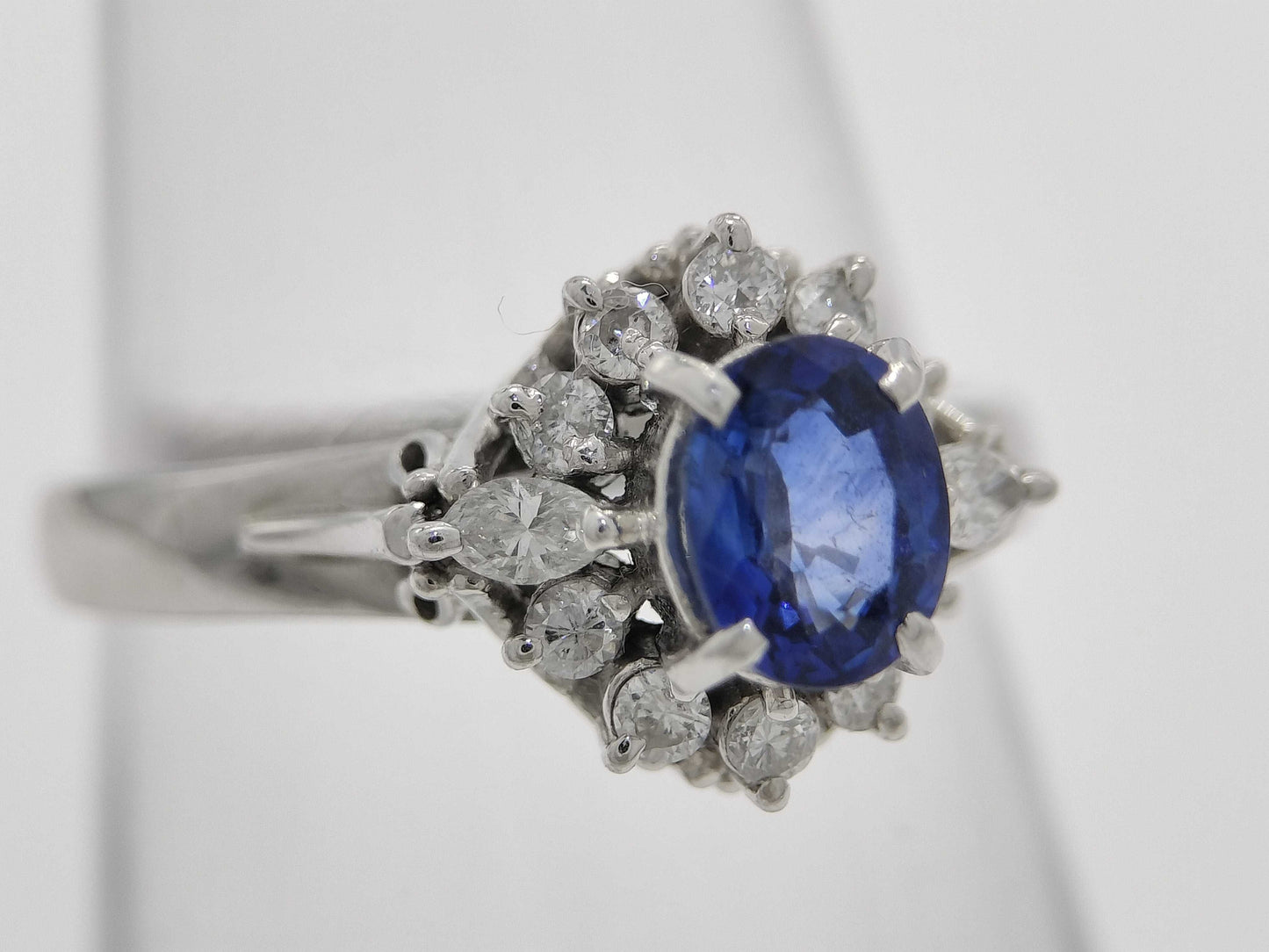 S 0.68ct D 0.23ct PT900 4.4g Ring