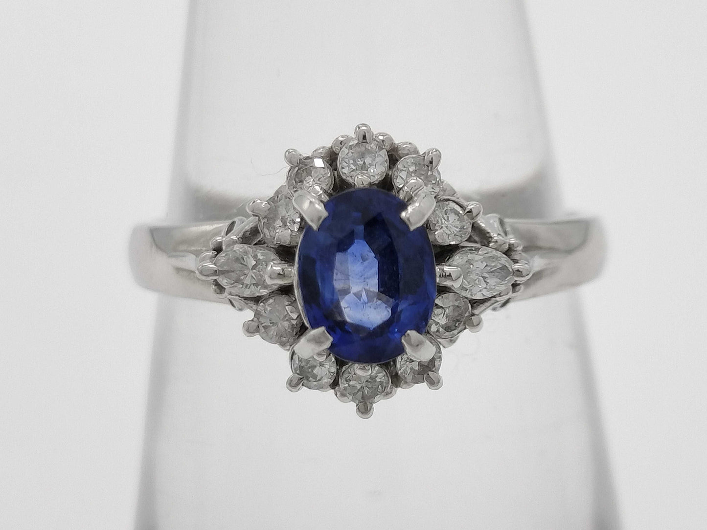 S 0.68ct D 0.23ct PT900 4.4g Ring