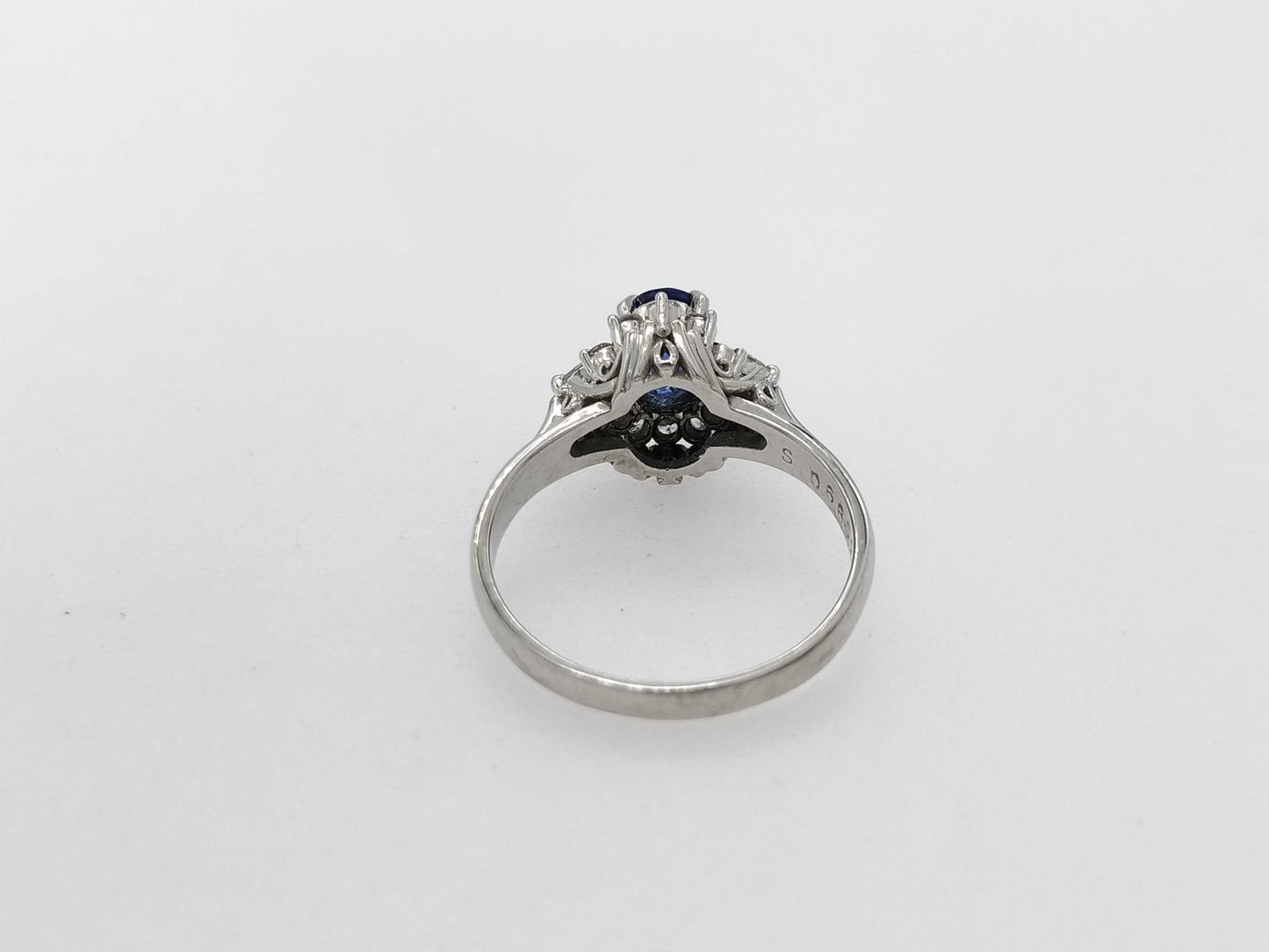 S 0.68ct D 0.23ct PT900 4.4g Ring