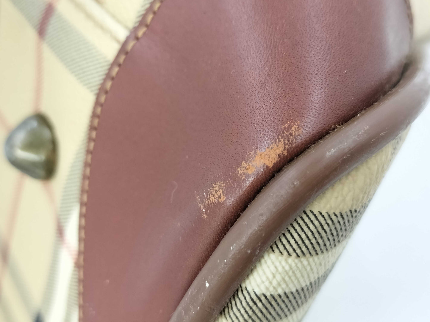 BURBERRY Nova Check Boston Bag