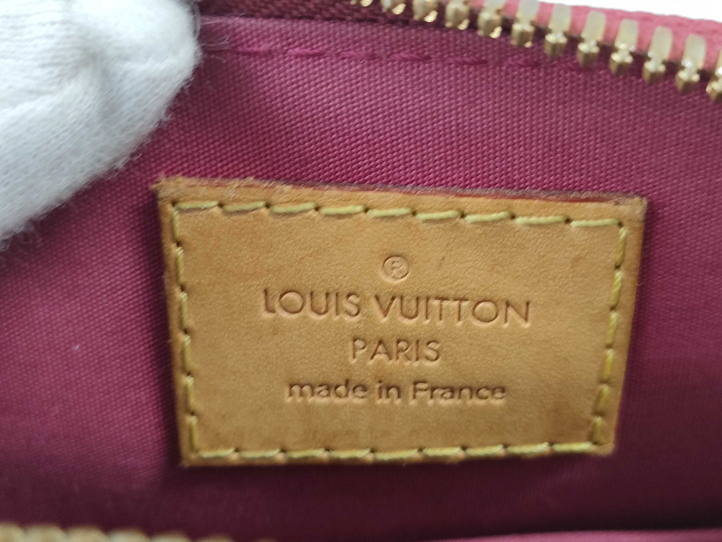 LOUIS VUITTON Vernis Alma BB Handbag