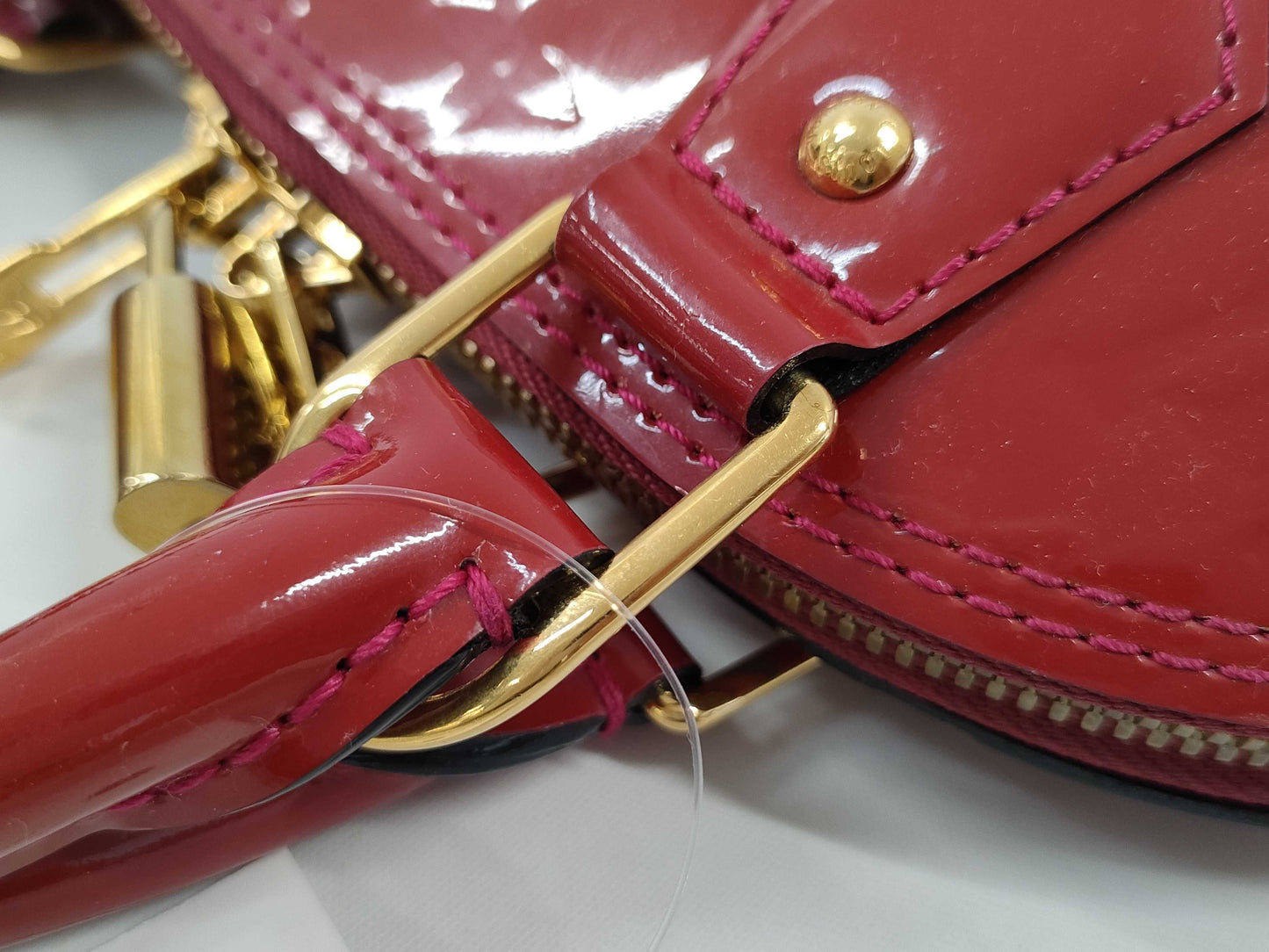 LOUIS VUITTON Vernis Alma BB Handbag
