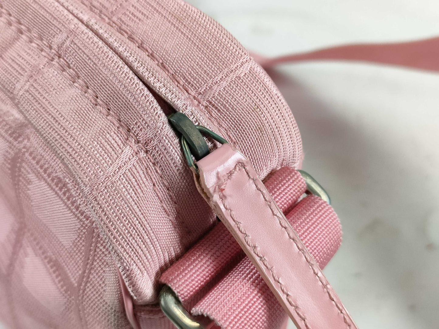 CHANEL New Travel Line New Travel Shoulder Bag Pink