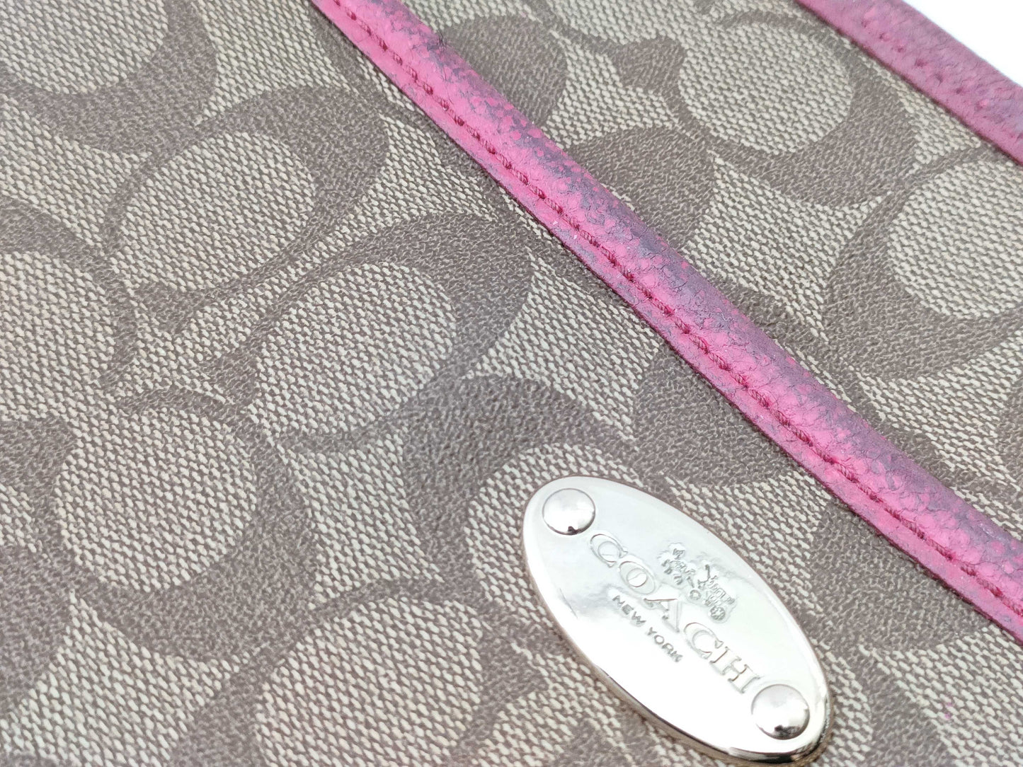 COACH Signature Leather 3-Piece Shoulder Bag