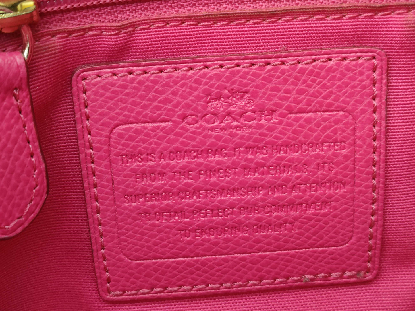 COACH Signature Leather 3-Piece Shoulder Bag