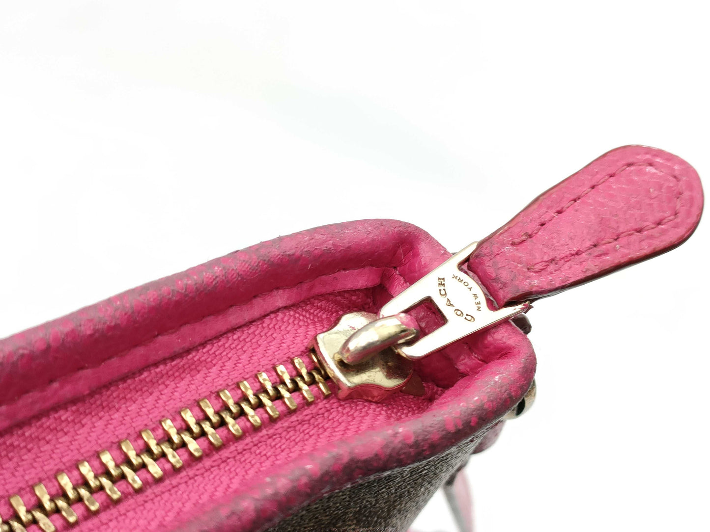 COACH Signature Leather 3-Piece Shoulder Bag