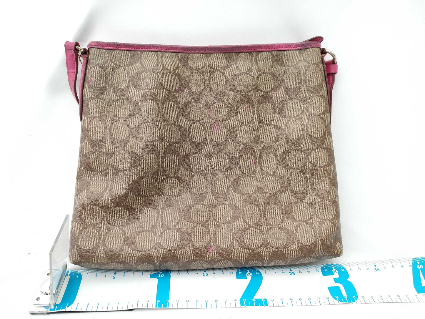 COACH Signature Leather 3-Piece Shoulder Bag