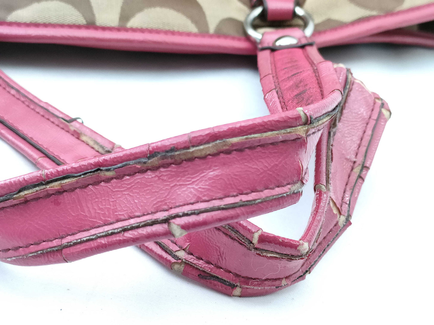 COACH Signature Leather 3-Piece Shoulder Bag