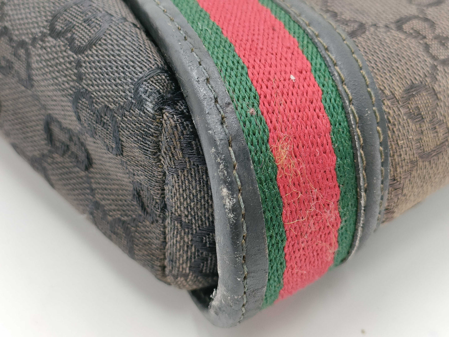 GUCCI GG Canvas Old Gucci Sherry Line Shoulder Bag
