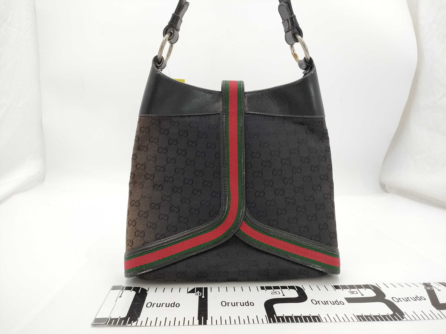 GUCCI GG Canvas Old Gucci Sherry Line Shoulder Bag