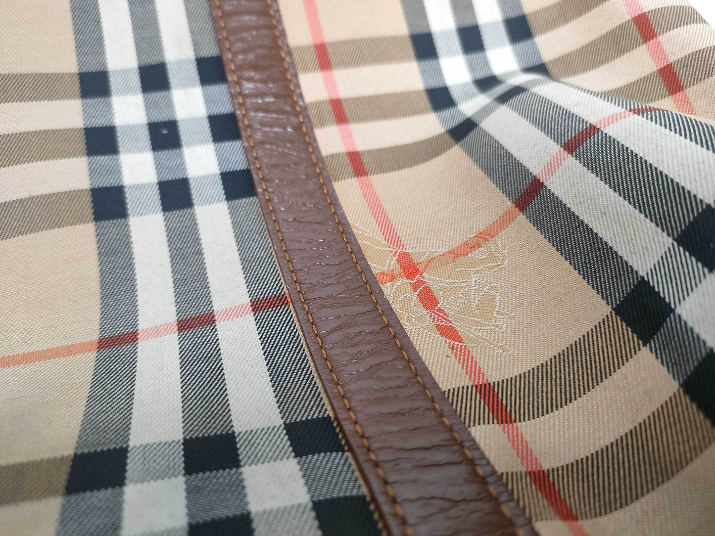 BURBERRY Nova Check Tote Bag