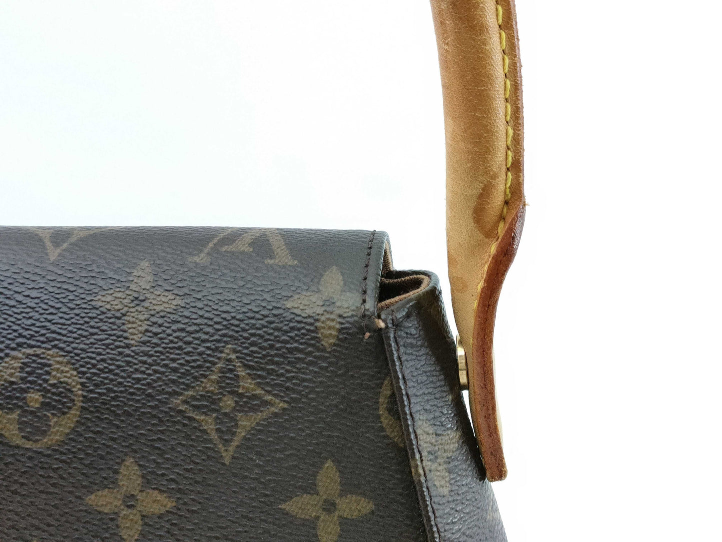 LOUIS VUITTON RFID verification failed. DU0025 Monogram M51147 Mini Looping Shoulder Bag.