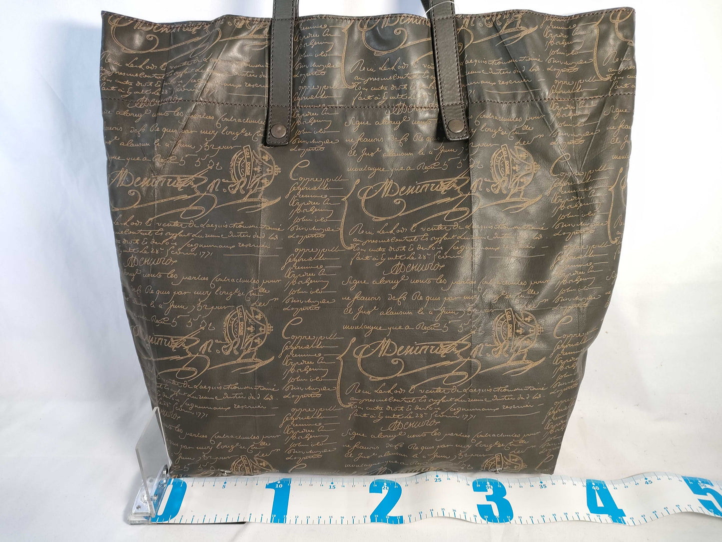Berluti Nylon Tote Brown Tote Bag