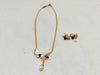 Dior Faux Pearl Necklace/Earrings *2 Set Accessories Collection Accessories Collection