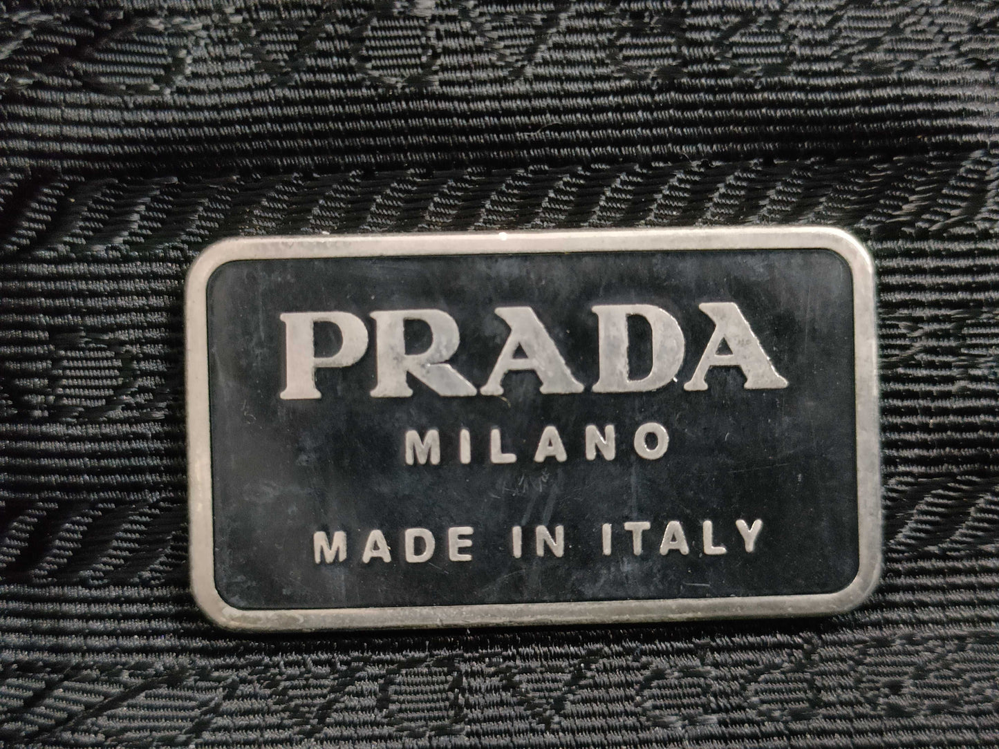 PRADA nylon shoulder bag