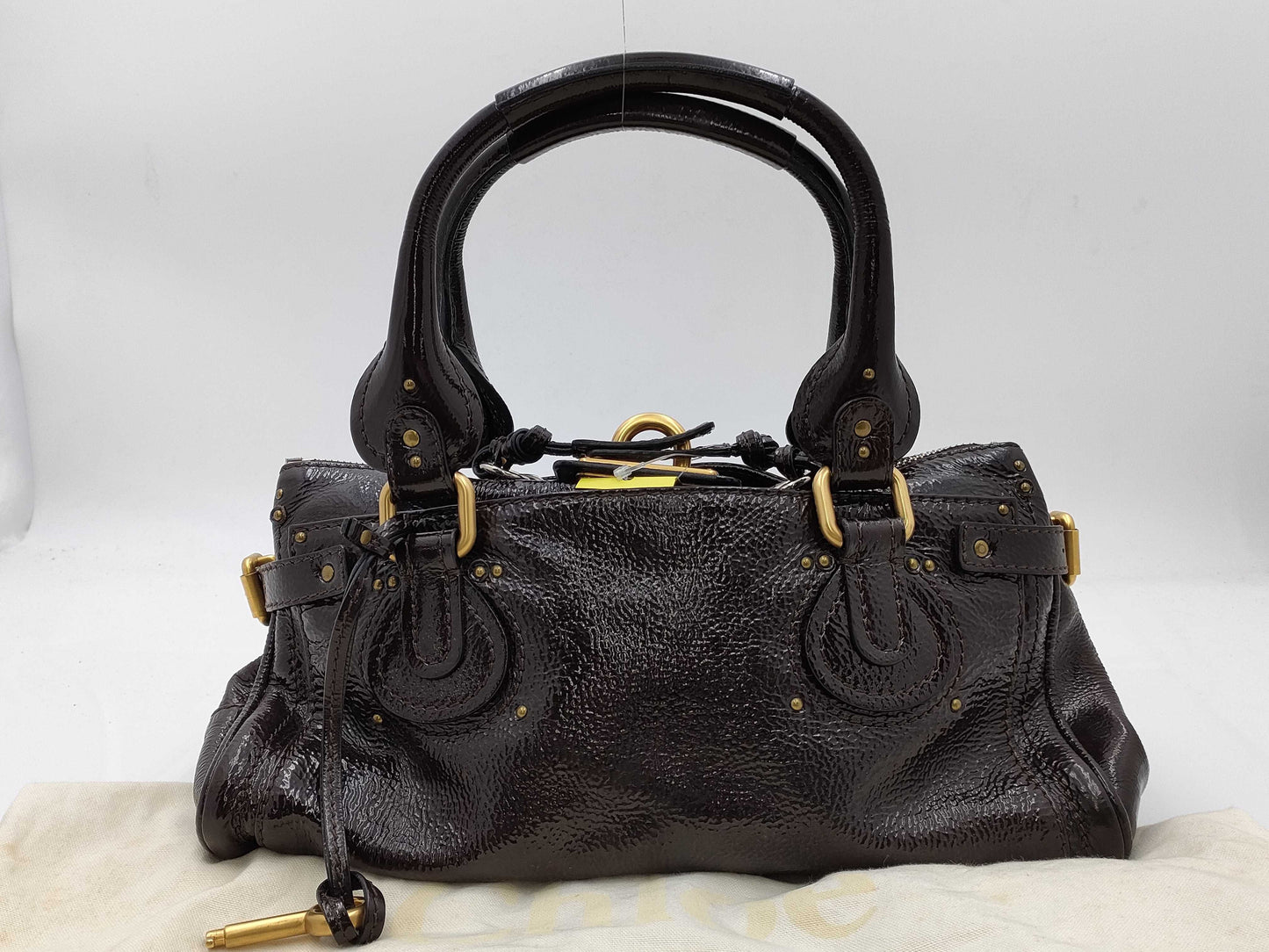 Chloe enamel handbag
