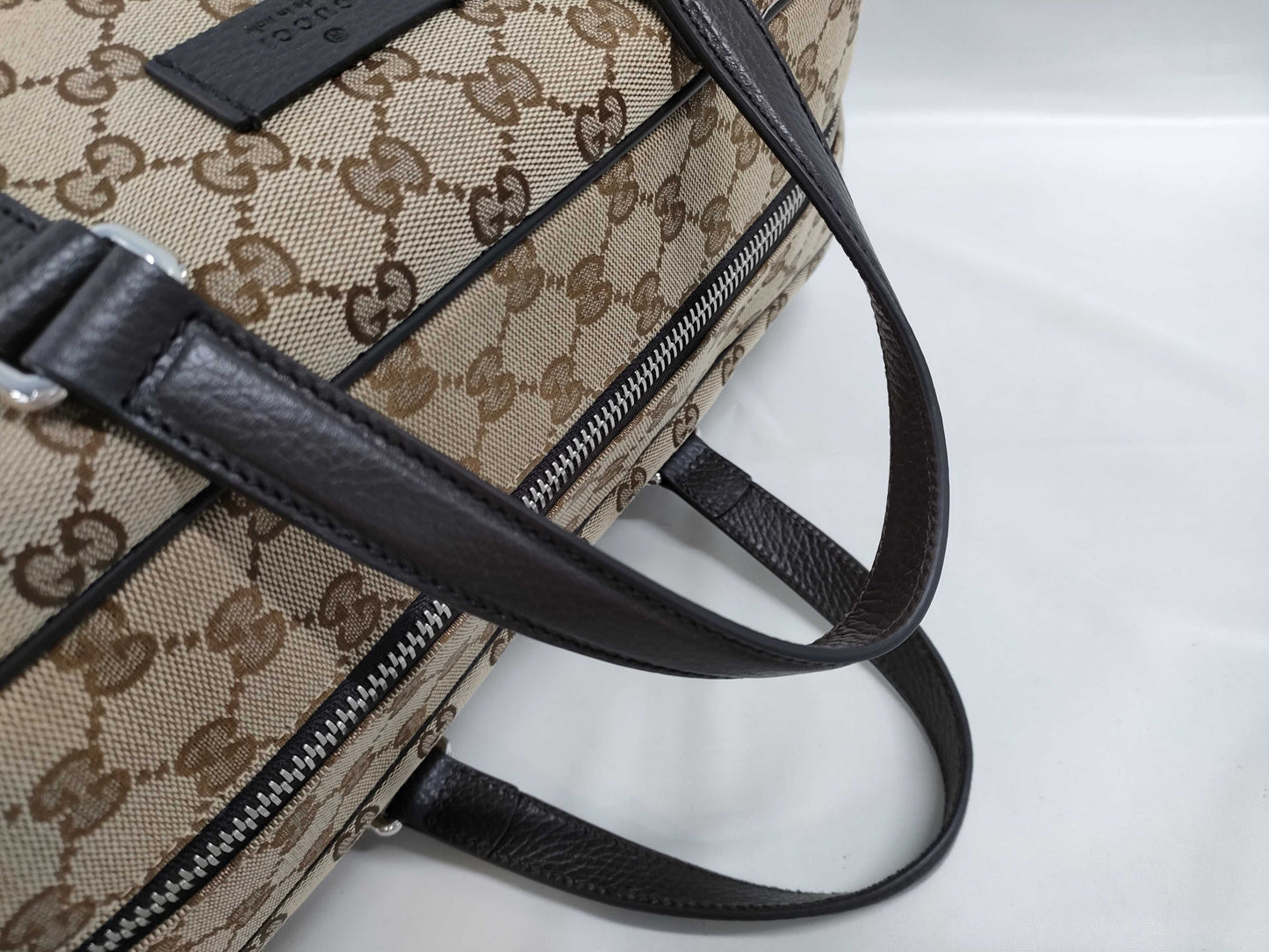 GUCCI GG Canvas 449167 Boston Bag