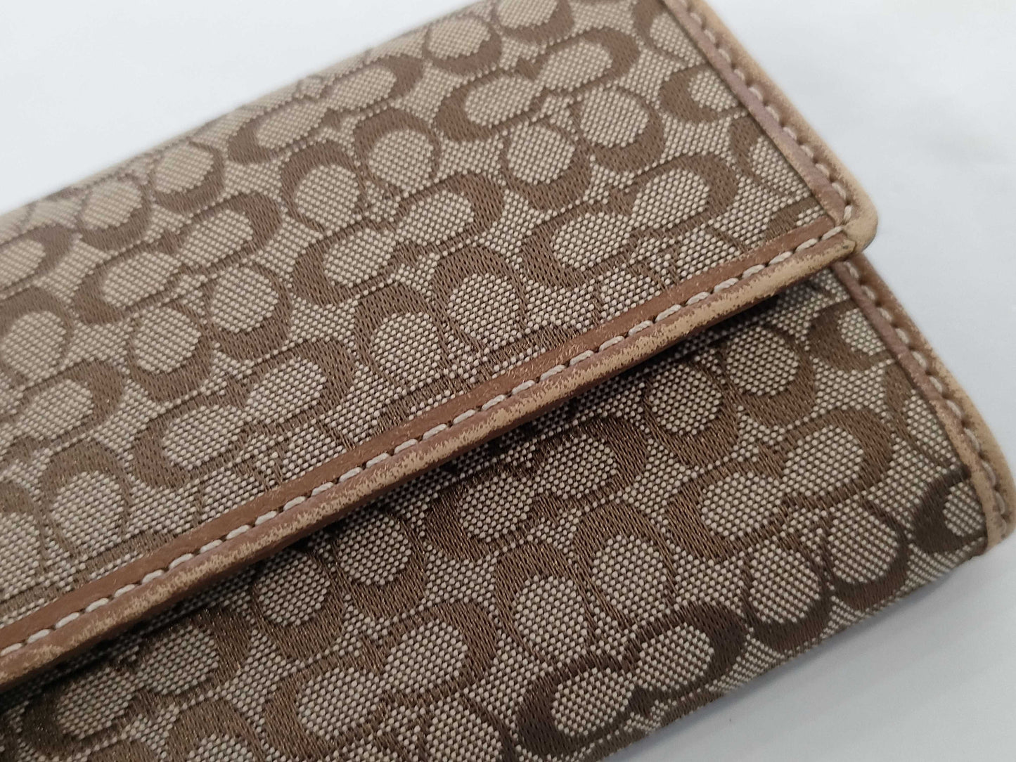COACH Mini Signature Long Wallet