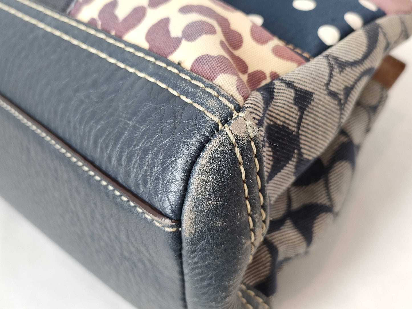 COACH 10816 Patchwork One-Shoulder Handbag