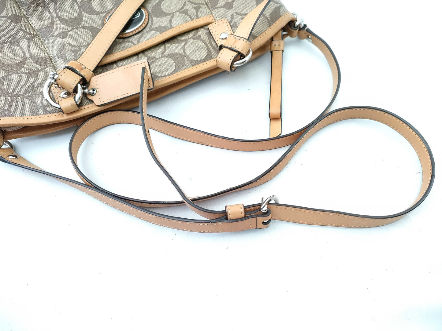 COACH Signature 2-way and other 3-piece shoulder bag set