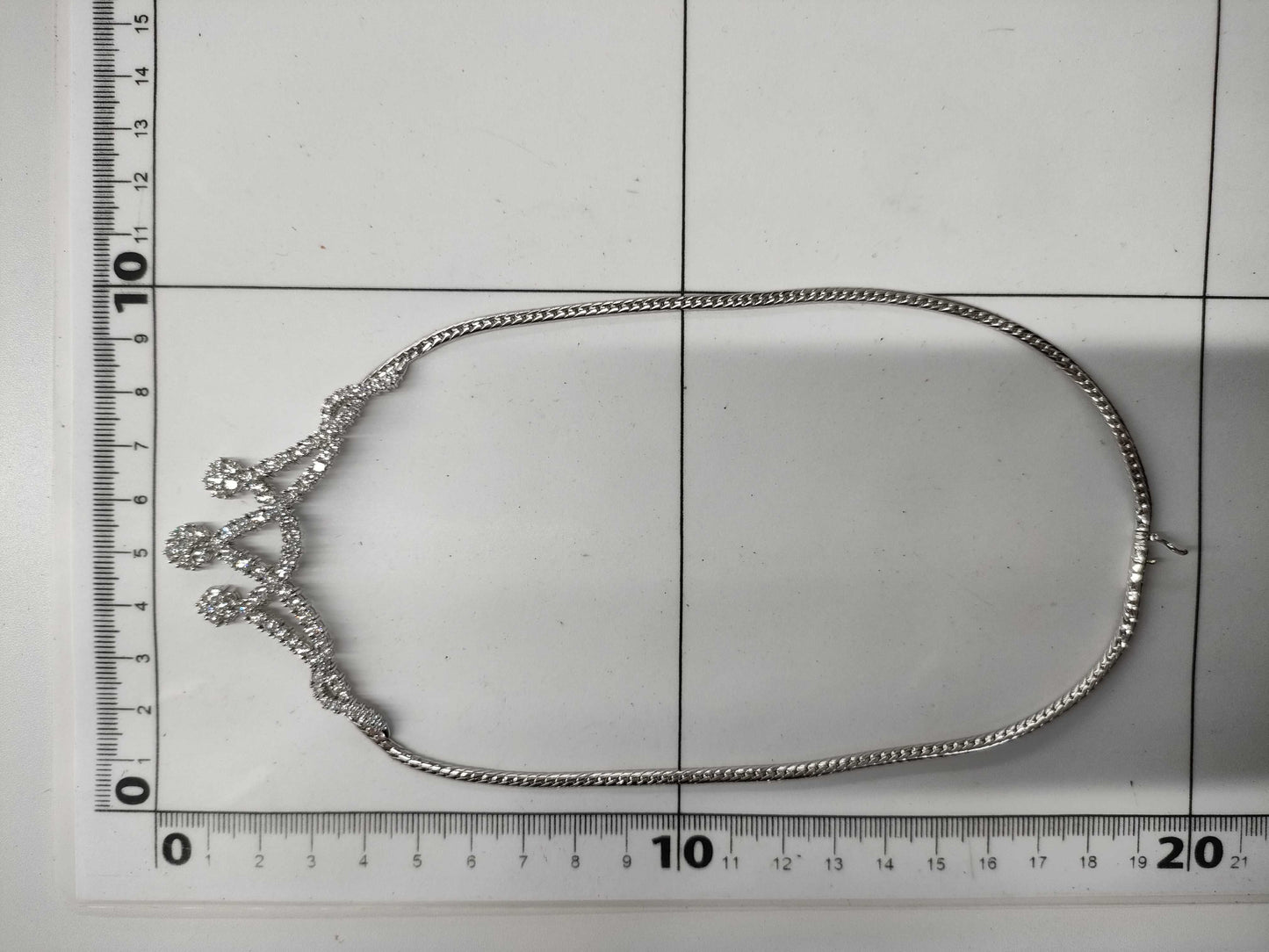 D5.59ct PT900 36.3g Necklace