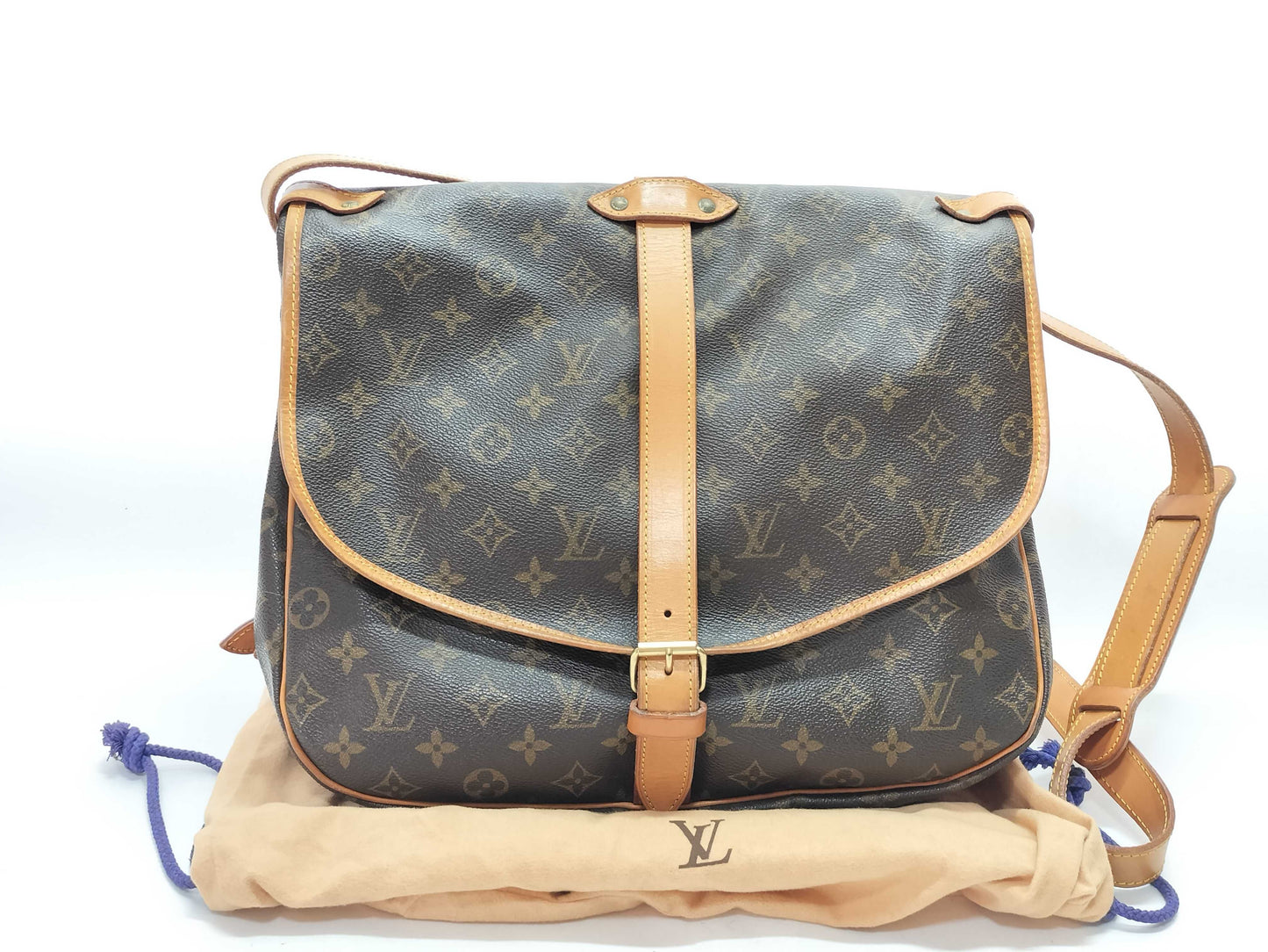 LOUIS VUITTON AR 1903 Monogram Saumur Shoulder Bag