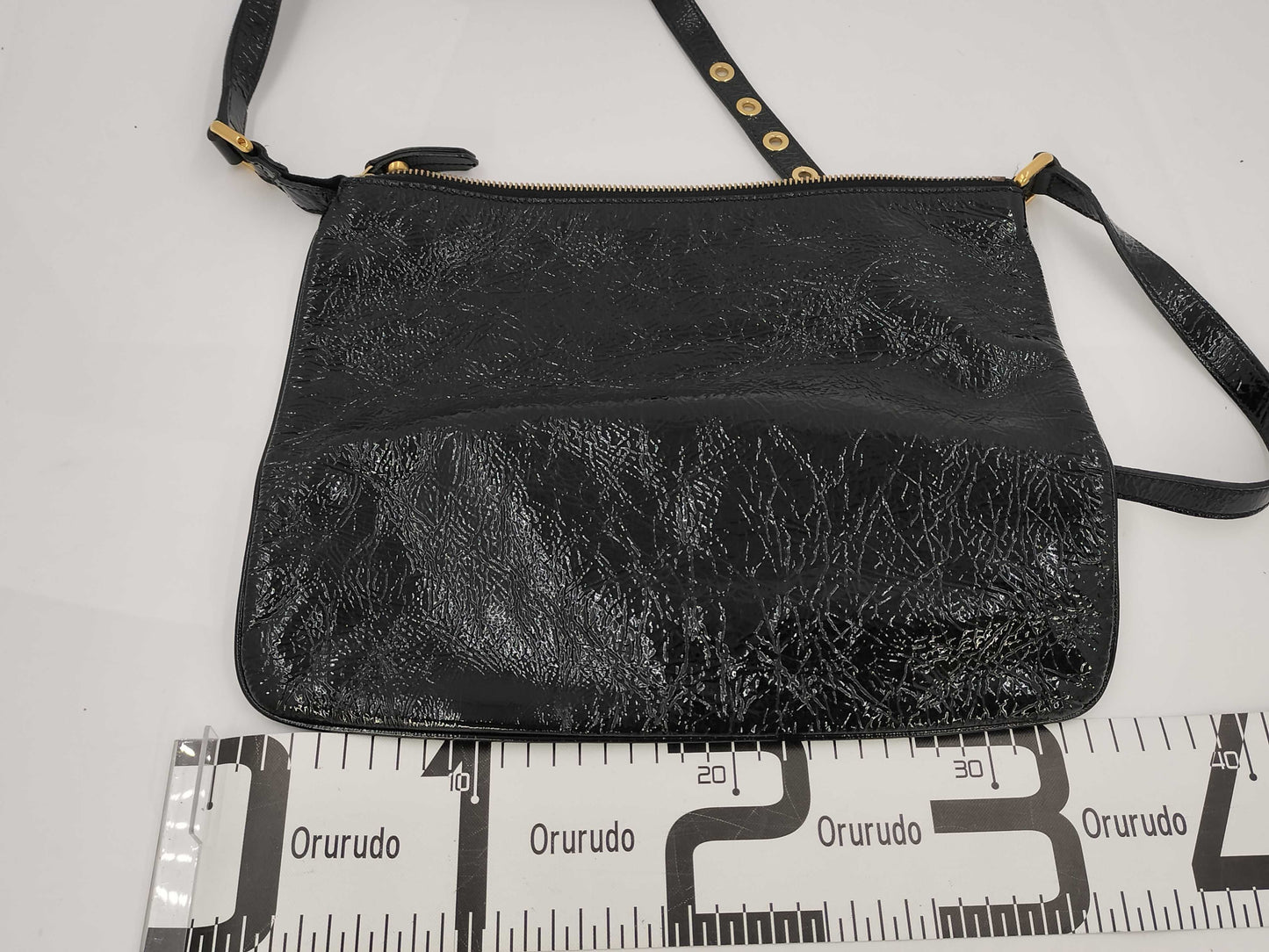 FENDI Enamel GD Hardware Shoulder Bag