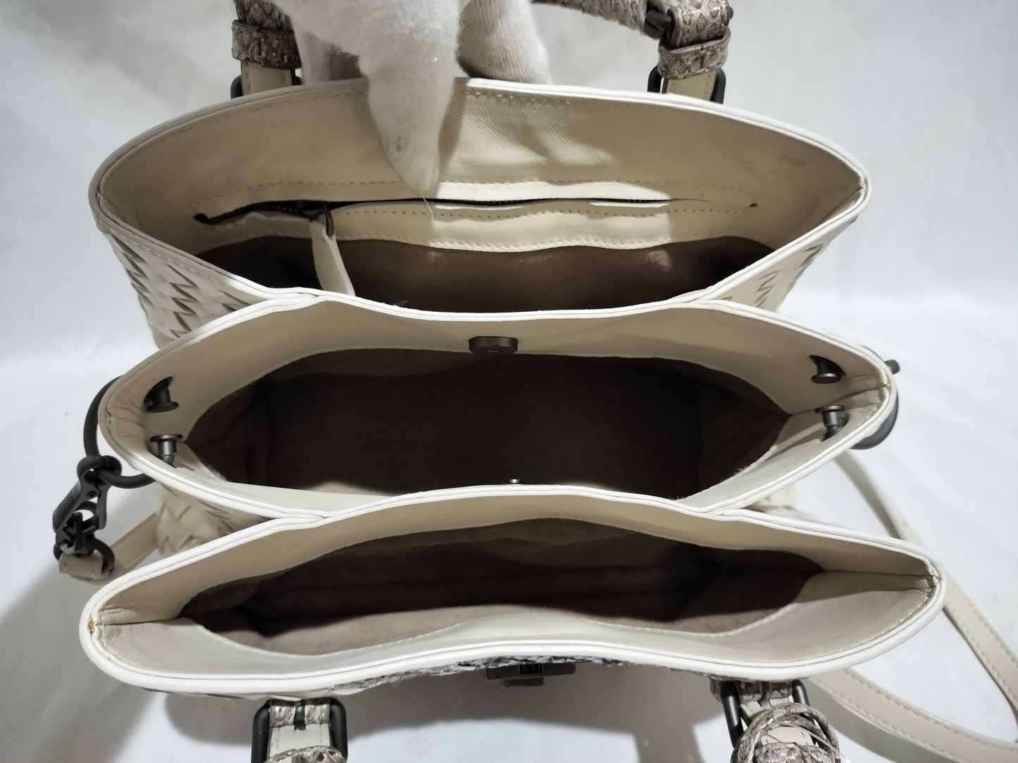 BOTTEGA VENETA Python Shoulder Bag