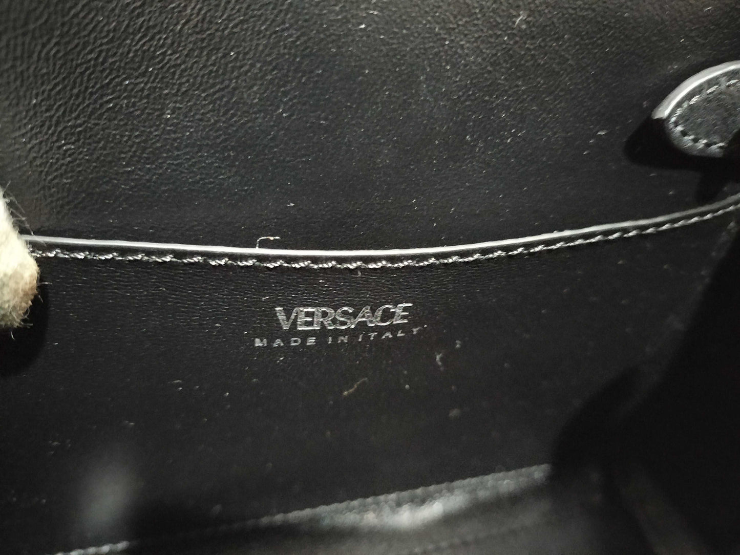 VERSACE Studded Medusa Shoulder Bag