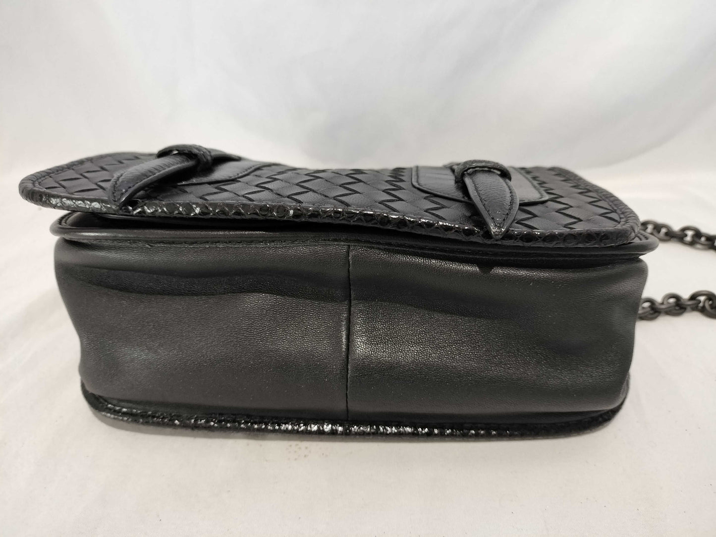 BOTTEGA VENETA Intrecciato Chain Shoulder Bag