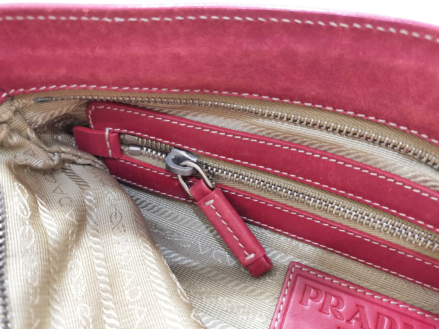 PRADA Canvas Shoulder Bag