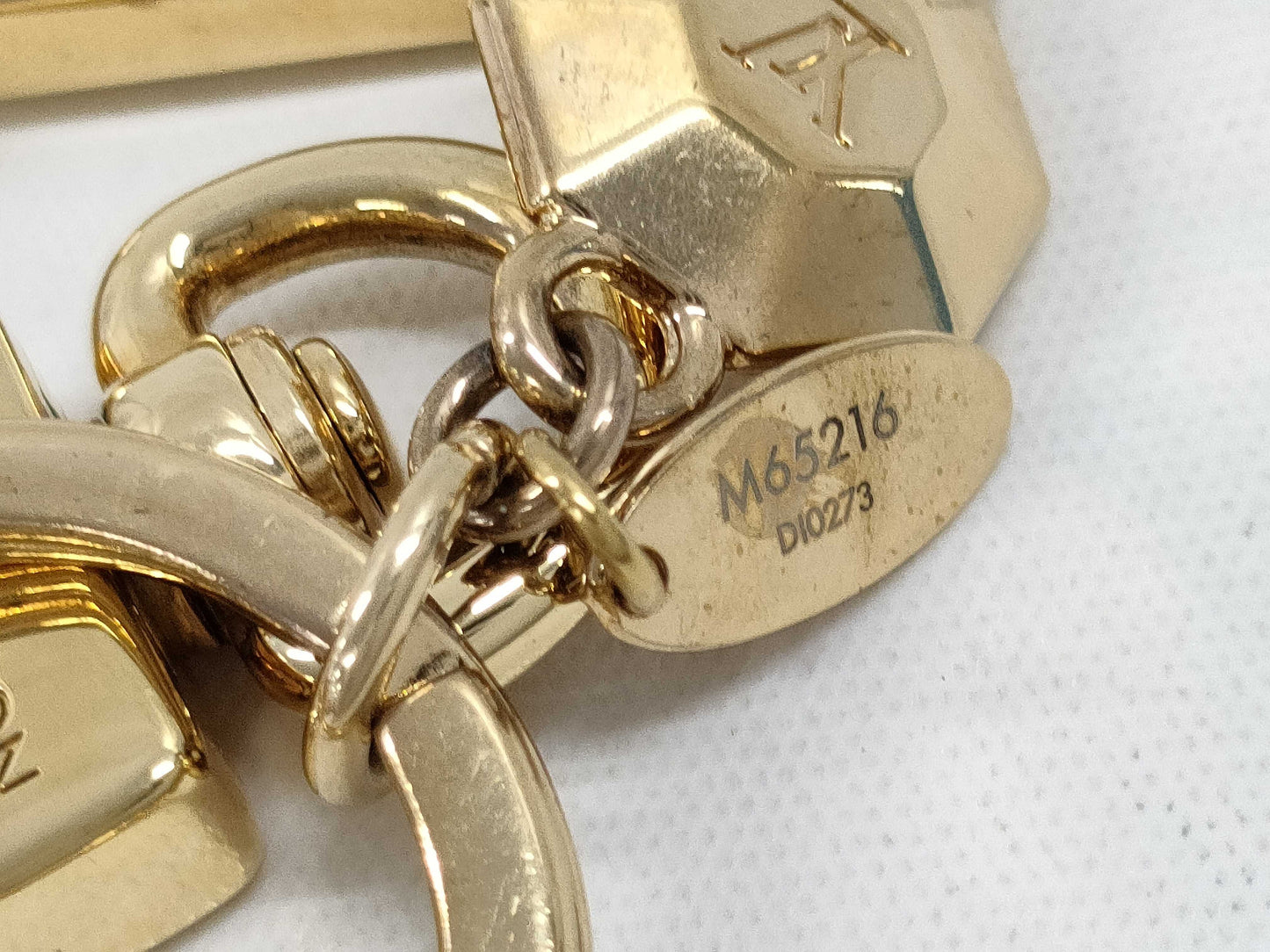 LOUIS VUITTON Key Charm Logo Key Case/Key Holder