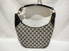 GUCCI GG Canvas One-Shoulder Bag 001・4158・3444 Gray/Black Shoulder Bag