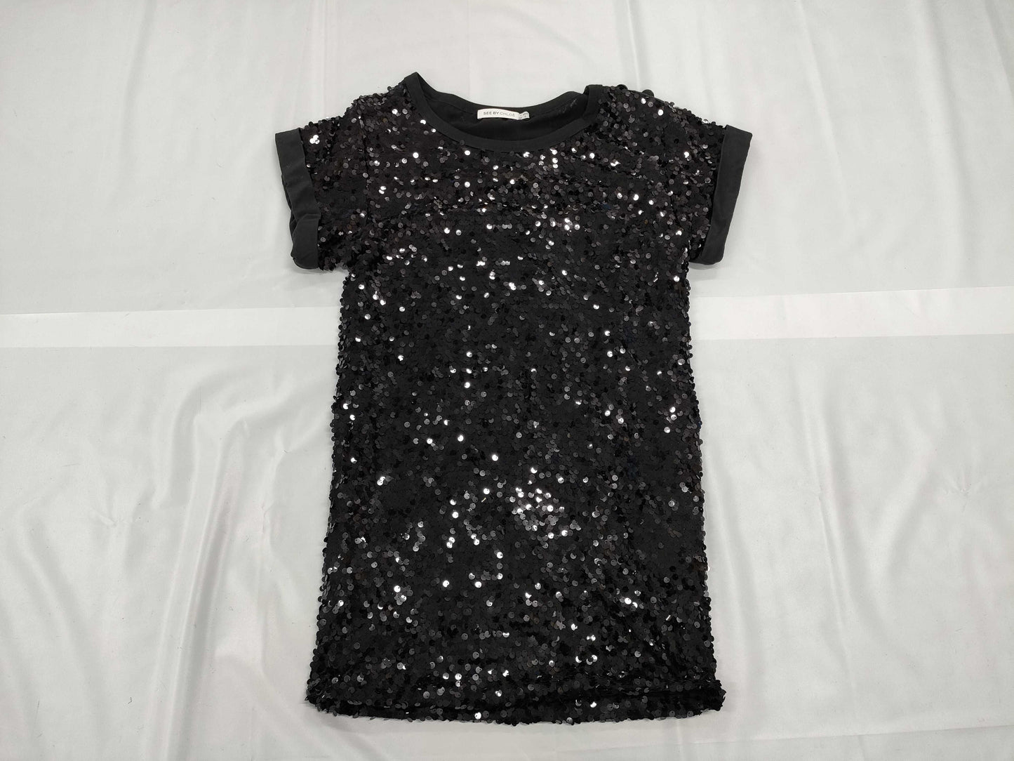 Chloe See by Chloe Sequin Top Tops