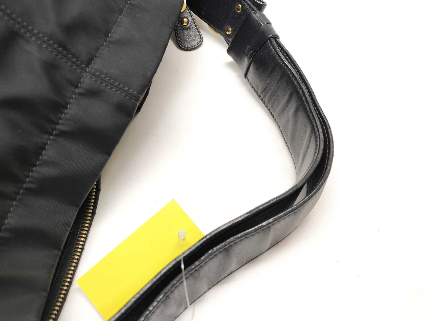 Salvatore Ferragamo AU-21 D337 Nylon and Leather One-Shoulder Bag