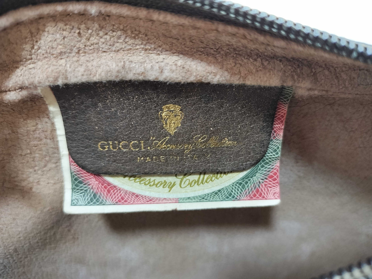 GUCCI 89・01・012 GG Supreme Clutch Bag, Second Bag, Sherry Second Bag