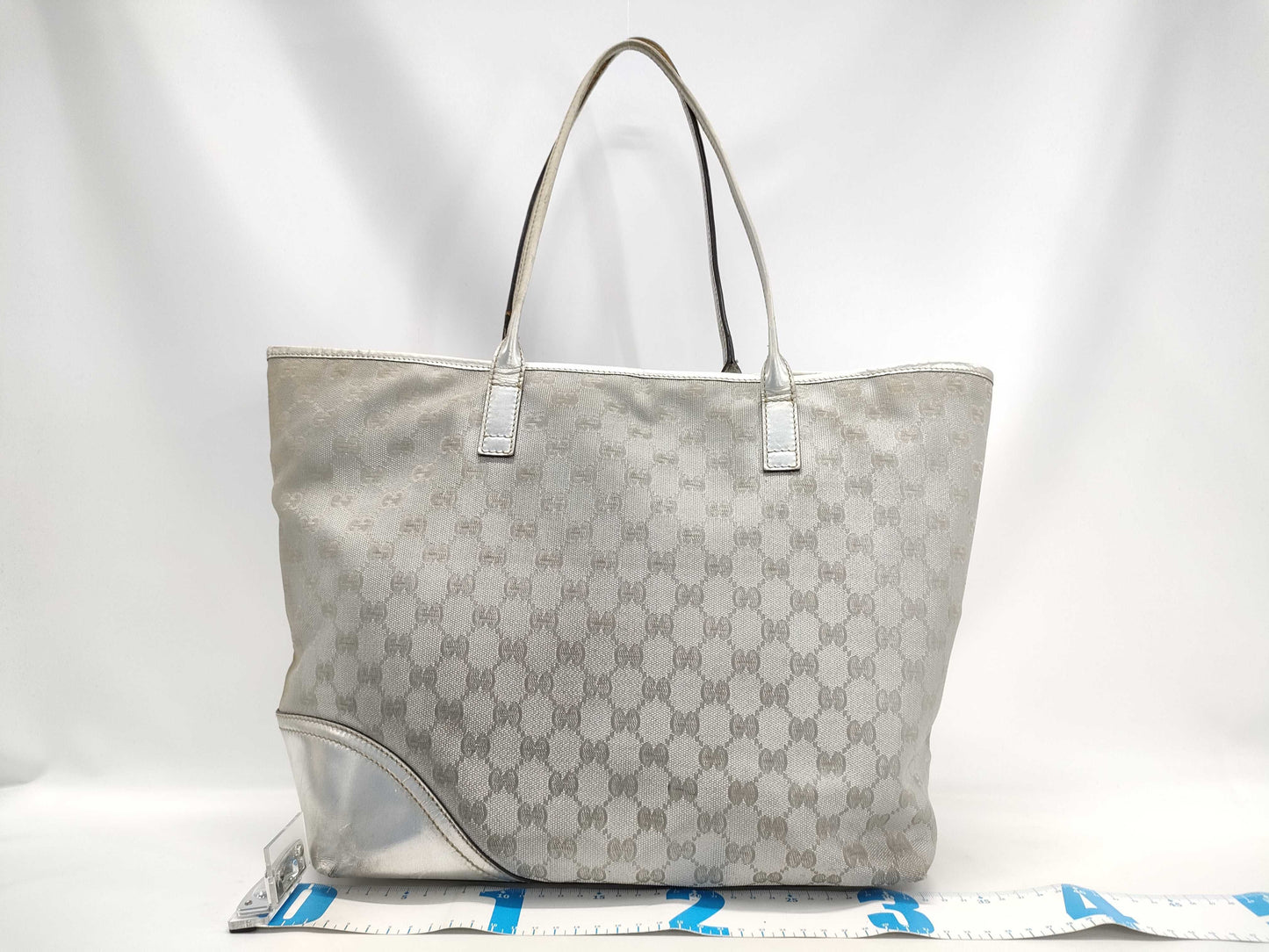 GUCCI GG Canvas New Brit Tote Bag 169945 Tote Bag