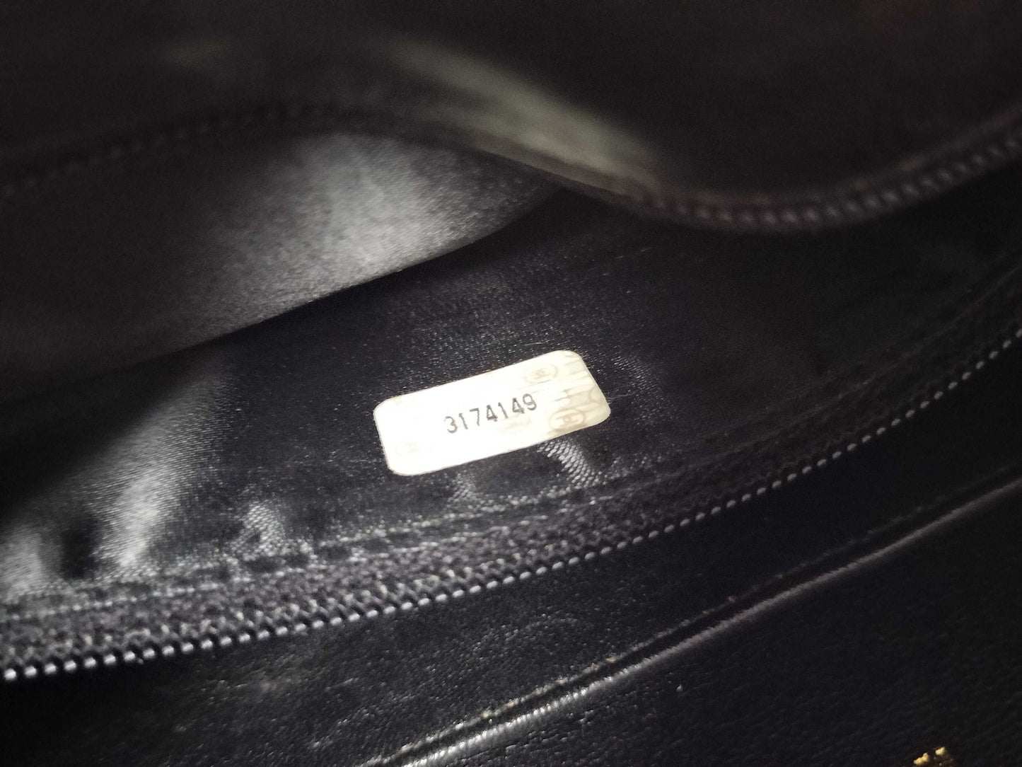 CHANEL Seal 3rd Series Caviar Skin Triple Coco Chain Shoulder Bag